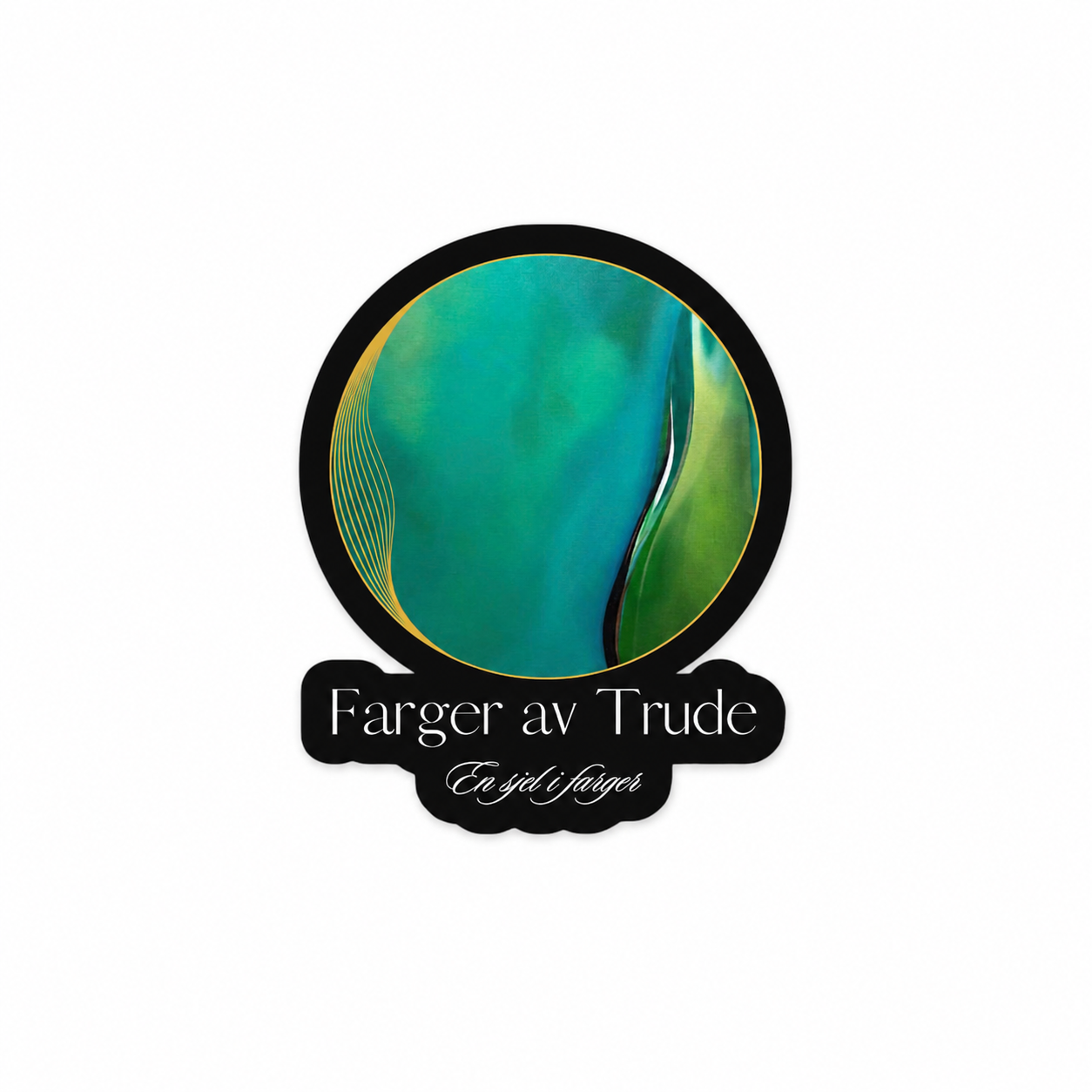 Klistremerke - Farger av Trude