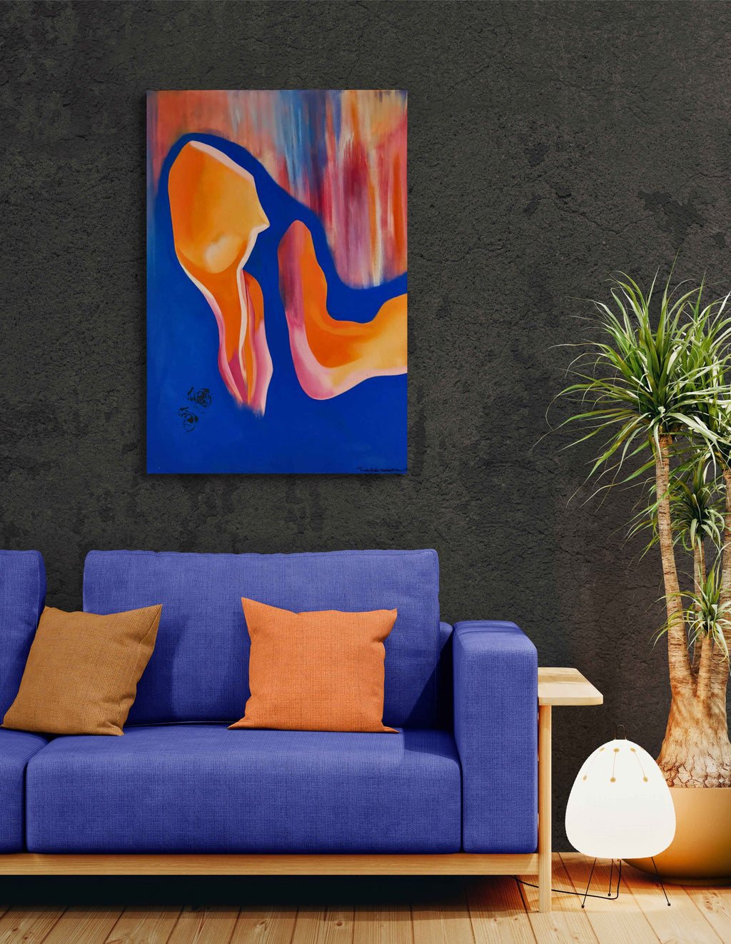 «Kontur av stillhet» 70x100 cm