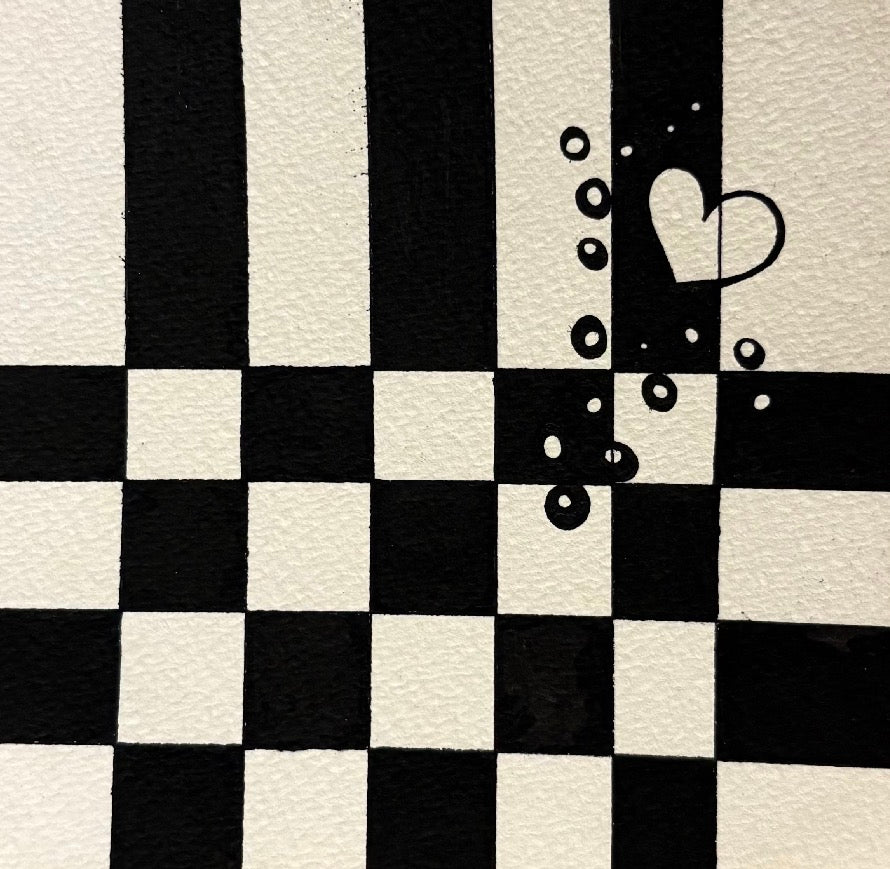 Tegning / Mixed media - Chess I