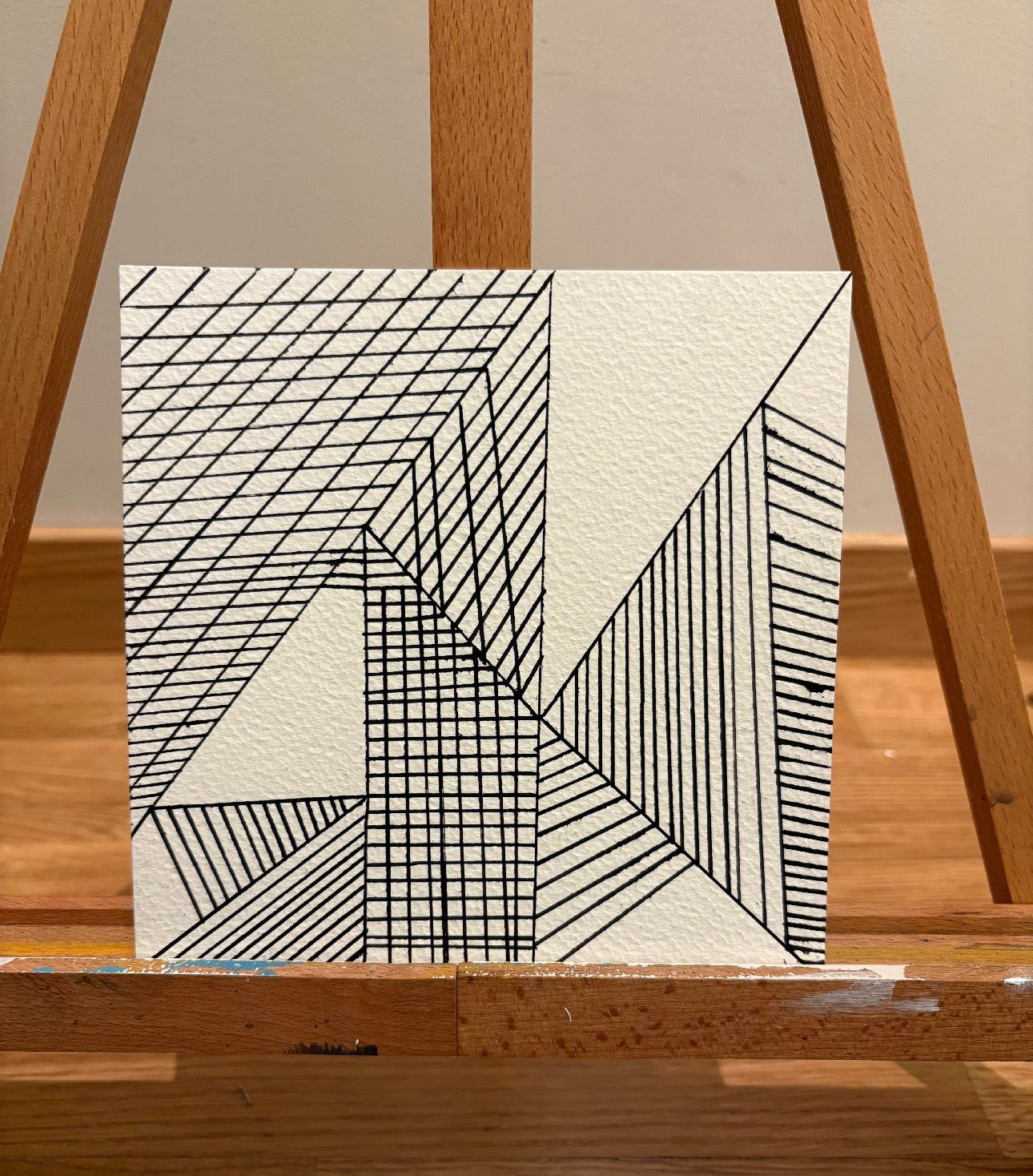 Tegning/ Mixed media - Cube II