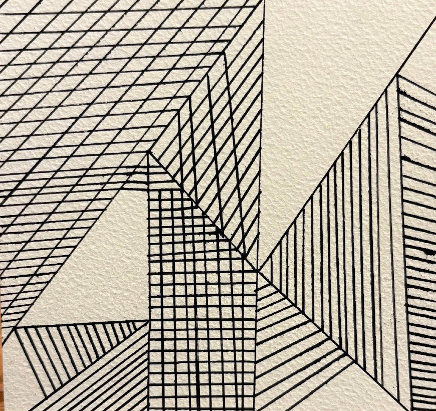 Tegning/ Mixed media - Cube II