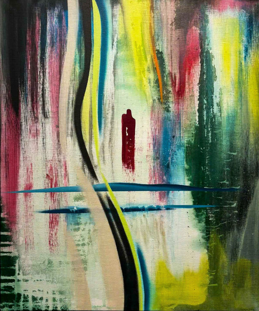 "Rift i lyset" 50x60 cm