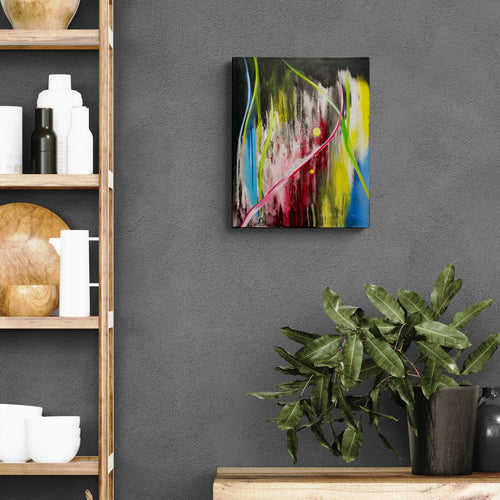 "Kryssende energi" 30x40 cm